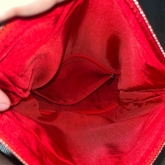 Express Womens Faux Leather ShoulderBag/Clutch Bag, Red - Picture 14 of 16